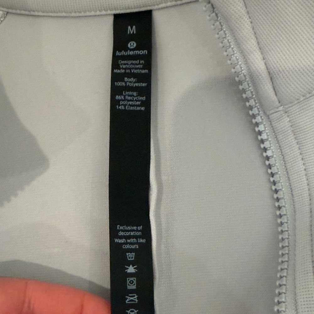 lululemon athletica Light Gray Full-Zip Jacket - Picture 2 of 7